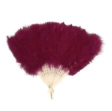 Burgundy marabou feather for sale  Saint Petersburg