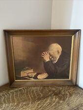 Vintage Wood Framed Grace Eric Enstrom Art 23.5” X 19.5” for sale  Shipping to South Africa