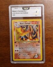 Carta blaine charizard usato  Torrita Tiberina