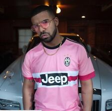 Camiseta deportiva grande de la Juventus Drake rosa 2015/2016 segunda mano  Embacar hacia Argentina