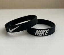 Usado, Pulseira de silicone Nike / preta com branco comprar usado  Enviando para Brazil