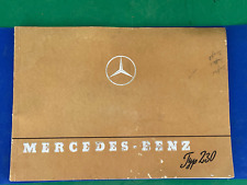 mercedes 230 6 gebraucht kaufen  Kranichfeld