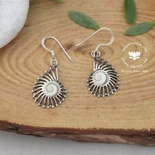 Ammonite earrings sterling for sale  WORKSOP