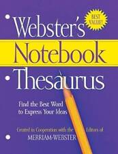 Webster notebook thesaurus for sale  Montgomery