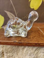 Turtle figurine clear for sale  MANSFIELD