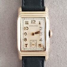 1934 Hamilton "Nelson" relógio de pulso masculino vintage estilo Art Deco calibre 10KGF. 790 comprar usado  Enviando para Brazil