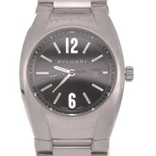 Relógio feminino BVLGARI Elgon EG30S data mostrador preto quartzo N#129666 comprar usado  Enviando para Brazil