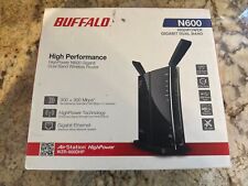 Buffalo High power Gigabit Dual Band Wi-Fi N600 New Open Box for sale  Shipping to South Africa