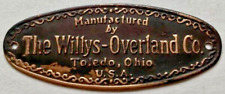 Willys overland toledo for sale  Calistoga