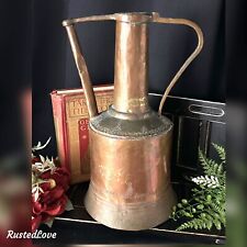 Usado, Antigua lata de cobre y metal hecha a mano estampada antigua década de 1800 cobre decorativo * segunda mano  Embacar hacia Argentina