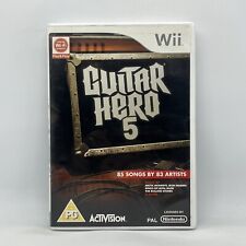 Guitar Hero 5 Five V Nintendo Wii videogame pós PAL grátis, usado comprar usado  Enviando para Brazil