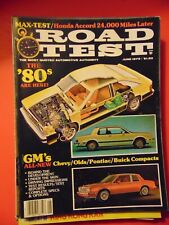 Revista ROAD TEST junho 1979 novos compactos GM comprar usado  Enviando para Brazil