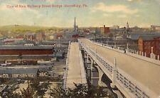 Harrisburg PA~Top of New Mulberry Street Bridge~Mobiliário doméstico~Carros box~1910 comprar usado  Enviando para Brazil