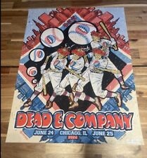 Dead & Company Chicago Wrigley Field 6/24 6/25 2022 Print Poster Zeb Love! for sale  Chicago
