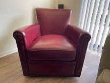 red leather swivel chair for sale  Northville