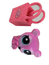 Usado, Boneco vintage raro Little Pet Shop brinquedo rosa olhos azuis com cesta F2 comprar usado  Enviando para Brazil