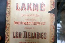 1883 lakme sheet for sale  Ben Lomond