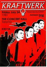 Kraftwerk concert vintage for sale  MANCHESTER