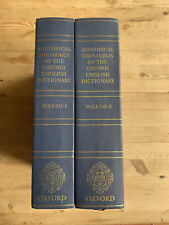 Historical thesaurus oxford for sale  CHELMSFORD