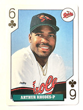 ARTHUR RHODES Orioles 1992 Bicicleta Béisbol Novatos 6 DE ESPADAS JUEGO Tarjeta segunda mano  Embacar hacia Argentina