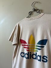 CAMISETA VINTAGE RARA DÉCADA DE 1980 1980 1980 ADIDAS RAINBOW TREFOIL 50/50 TACOMA MARATHON comprar usado  Enviando para Brazil