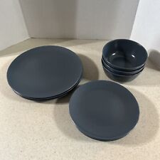 IKEA GRAY STONEWARE DINNERWARE   SET OF 9 for sale  Shipping to South Africa