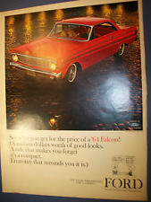 1964 Ford Falcon anúncio de carro grande mag - "Um milhão de dólares em boa aparência." comprar usado  Enviando para Brazil