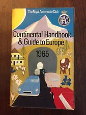 Rac continental handbook for sale  LOUTH