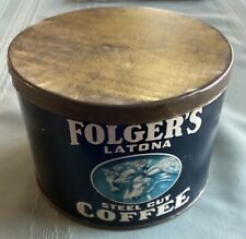 folgers coffee folgers tin for sale  Linn Creek