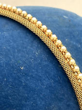 Usado, tiara de casamento vintage pérola ouro metal faixa de cabeça ornamentada extravagante elegante rede de malha comprar usado  Enviando para Brazil