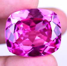 Natural Pink Ruby 58.40 Ct Cushion Certified Flawless Loose Gemstone From Mogok for sale  Shipping to South Africa