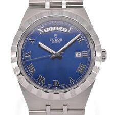 with paper TUDOR Royal 28600 Day date blue Dial Automatic Men's Watch C#127058, used for sale  Shipping to South Africa