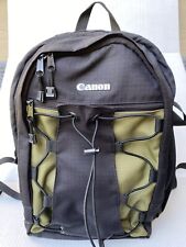 Usado, Mochila fotográfica Canon Deluxe 200 EG, preta e verde oliva, 15"x12"x5" comprar usado  Enviando para Brazil