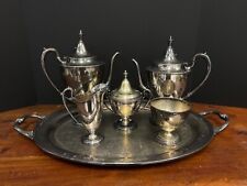 antique silver set tea for sale  Moncure