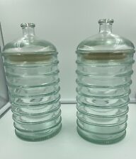 Vintage ribbed glass for sale  ALEXANDRIA