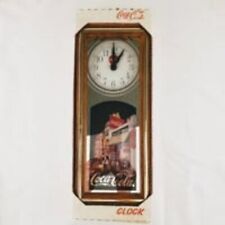 1994 Coca Cola Corner Wooden Clock for sale  Shipping to South Africa