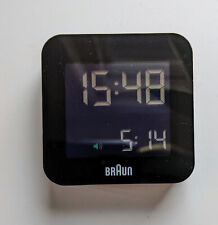 Used, Braun BNC008BK-RC Radio Controlled Digital Travel Alarm Clock for sale  Shipping to South Africa