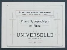 Catalogue presse marinoni d'occasion  Nantes-