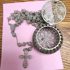 Vintage silver catholic for sale  Caldwell