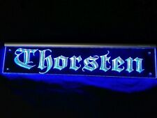 Placa de identificación LED Thorsten o tu nombre camión placa personalizada Thor segunda mano  Embacar hacia Argentina