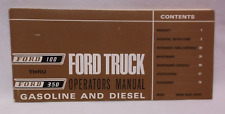 1966 Ford F100 Thru Ford F350 Operadores Manual Gasolina e Diesel comprar usado  Enviando para Brazil