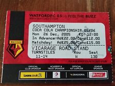 Watford southampton ticket for sale  SOUTHAMPTON