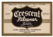 Crescent pilsener beer for sale  Shipping to Ireland