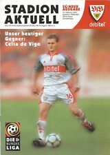2000/01 Prog VfB STUTTGART v CELTA VIGO (Copo UEFA) comprar usado  Enviando para Brazil