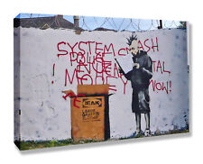 Banksy canvas street for sale  LONDONDERRY