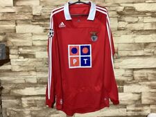 BENFICA 2007 2008 HOME FOOTBALL SHIRT SOCCER JERSEY LONG SLEEVE ADIDAS Sz L for sale  Shipping to South Africa