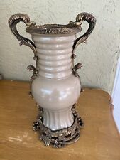 vase porcelain brass for sale  West Palm Beach