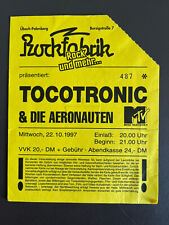 Konzertkarte tocotronic aerona gebraucht kaufen  Soers