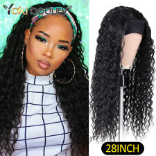 Peruca feminina de 28 polegadas de comprimento afro kinky encaracolada peruca cabelo fibra comprar usado  Enviando para Brazil
