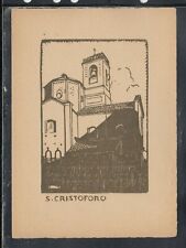 Cartolina vercelli cristoforo usato  Italia